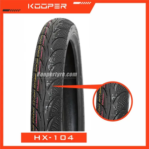 Neumático de motocicleta sin cámara 80/90-18 para un rendimiento de banda de rodadura en carretera