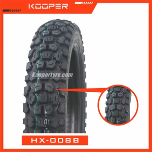 Neumáticos con cámara para motocicletas de cross-country KOOPER 6PR/8PR (3.00-18)
