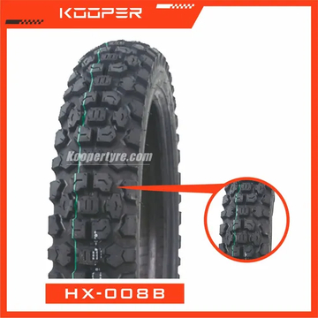 Neumáticos con cámara para motocicletas de cross-country KOOPER 6PR/8PR (3.00-18)